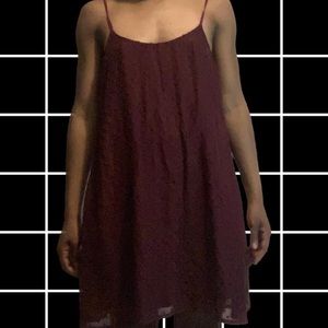 Emerald Sundae Burgundy Dress